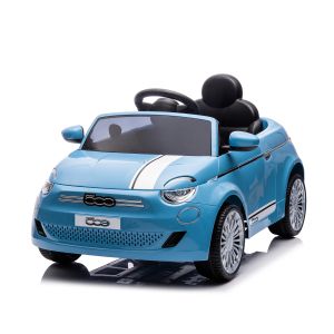 EЛЕКТРИЧЕСКА КОЛА FIAT 500 , СИНЯ