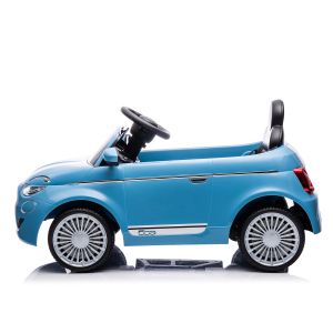 EЛЕКТРИЧЕСКА КОЛА FIAT 500 , СИНЯ