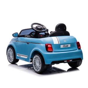 EЛЕКТРИЧЕСКА КОЛА FIAT 500 , СИНЯ