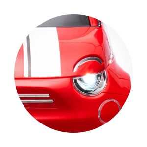 EЛЕКТРИЧЕСКА КОЛА FIAT 500 , ЧЕРВЕНА