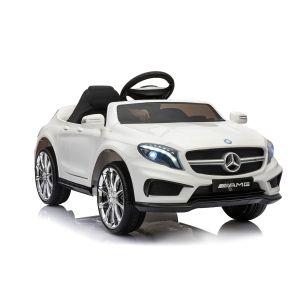 Ел. кола MERCEDES BENZ GLA45 , кожена седалка , БЯЛА