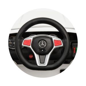 Ел. кола MERCEDES BENZ GLA45 , кожена седалка , БЯЛА