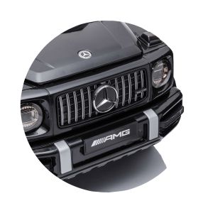 Eл. джип MERCEDES G63 AMG , кожена седалка , ЧЕРНА