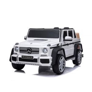 Eл. джип MAYBACH G650 , кожена седалка , БЯЛ