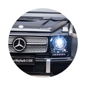 Eл. джип MAYBACH G650 , кожена седалка , ЧЕРЕН