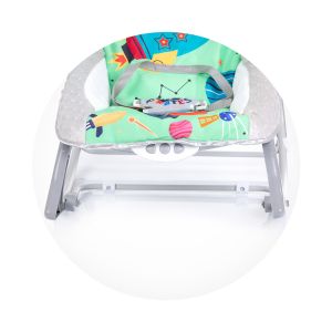 Музикален шезлонг BABY SPA , Зелен