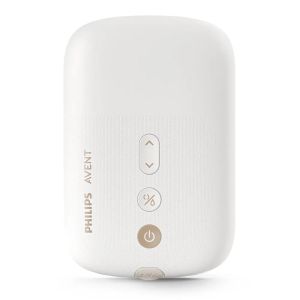 Philips AVENT Единична електрическа помпа Natural Motion Premium с 1 бр. полипропиленово шише 125 мл с биберон Natural Response 0м+, Несесер за пътуване, 5 бр. торбички за кърма и 4 бр. подплънки