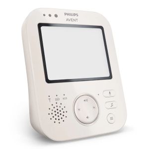 Philips AVENT - Premium SCD891/26 - Дигитален видео бебефон с 3,5-инчов цветен екран, нощно виждане, двустранна комуникация и термометър