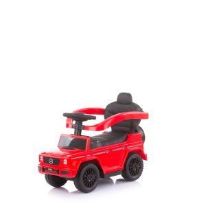 КОЛА ЗА ЯЗДЕНЕ С ДРЪЖКА MERCEDES G350D , ЧЕРВЕН