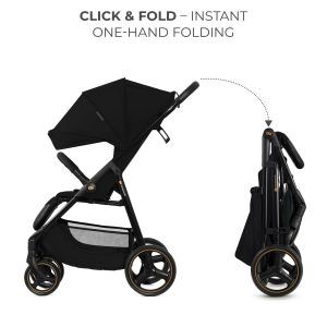 Kinderkraft TRIG 3 бебешка количка ONYX BLACK