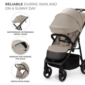 Kinderkraft TRIG 3 бебешка количка STONE BEIGE