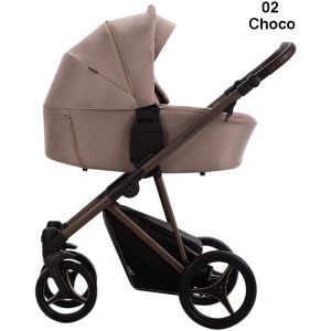 BEBETTO - PELPASSO TEX , 02 Choco - Бебешка количка 2 в 1