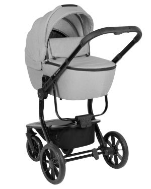  Комбинирана количка 3в1 с кош за новородено Irene Light Grey 2025