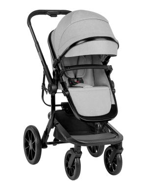  Комбинирана количка 3в1 с кош за новородено Irene Light Grey 2025