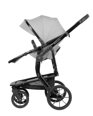  Комбинирана количка 3в1 с кош за новородено Irene Light Grey 2025
