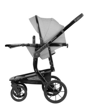  Комбинирана количка 3в1 с кош за новородено Irene Light Grey 2025