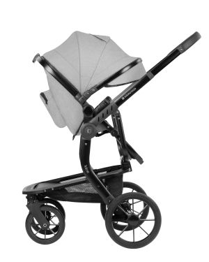  Комбинирана количка 3в1 с кош за новородено Irene Light Grey 2025