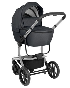  Комбинирана количка 3в1 с кош за новородено Irene Dark Grey 2025
