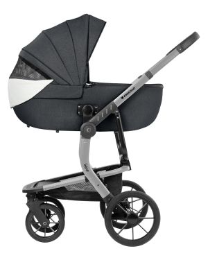  Комбинирана количка 3в1 с кош за новородено Irene Dark Grey 2025