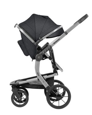  Комбинирана количка 3в1 с кош за новородено Irene Dark Grey 2025
