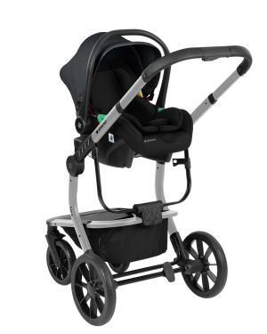  Комбинирана количка 3в1 с кош за новородено Irene Dark Grey 2025