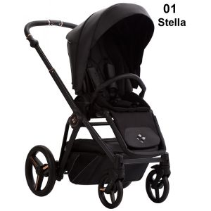 BEBETTO - MONTI PRO Stella 01 еко кожа , Бебешка количка 2 в 1