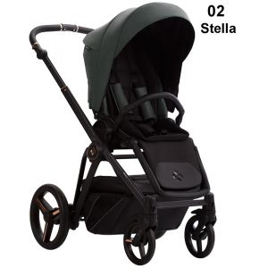 BEBETTO - MONTI PRO Stella 02 еко кожа , Бебешка количка 2 в 1