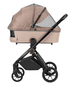 CARRELLO - ULTRA , Floral Beige* , Бебешка количка 2в1