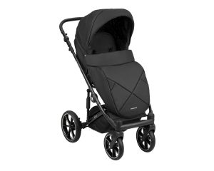 Комбинирана количка 2в1 с твърд кош Amani Black