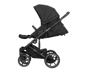 Комбинирана количка 2в1 с твърд кош Amani Black
