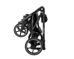 Комбинирана количка 2в1 с твърд кош Amani Black