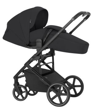 CARRELLO - ALFA , Rock Black ,2025 Collection - Бебешка количка 2в1