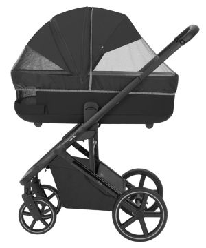 CARRELLO - ALFA , Rock Black ,2025 Collection - Бебешка количка 2в1