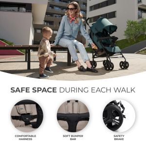 Kinderkraft бебешка количка TIK STONE BEIGE