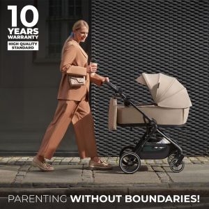 Kinderkraft YOXI бебешка количка 3в1 MOONLIGHT GREY