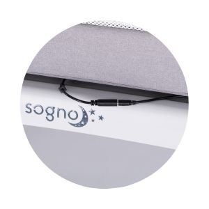 КОШАРА-ЛЮЛКА с LED дисплей SOGNO , СИВА