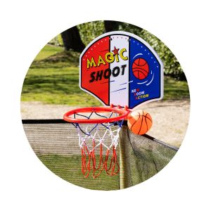 ДЕТСКИ БАТУТ SPORTY 140 см. + БАСКЕТ. КОШ
