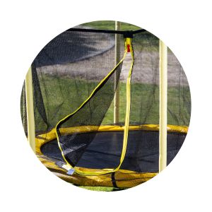 ДЕТСКИ БАТУТ SPORTY 140 см. + БАСКЕТ. КОШ