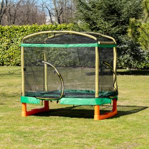 ГОЛЯМ БАТУТ PLAYGROUND 200 см. + Пъзалка , ЗЕЛЕН