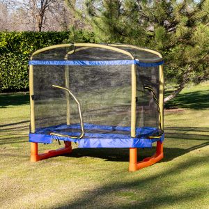 ГОЛЯМ БАТУТ PLAYGROUND 200 см. + Пъзалка , СИН