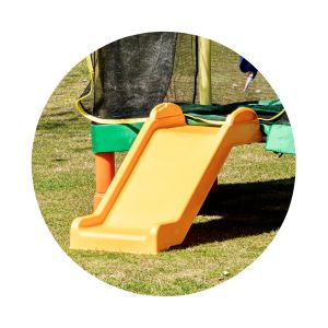 ГОЛЯМ БАТУТ PLAYGROUND 200 см. + Пъзалка , СИН