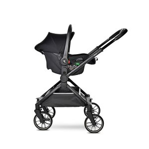 Комбинирана количка 3в1 с реверсивна дръжка REYA , GREY + ПОДАРЪК Люлка Portofino