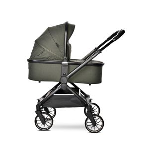 Комбинирана количка 2в1 с реверсивна дръжка REYA , GREEN + ПОДАРЪК Люлка Portofino