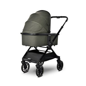 Комбинирана количка 2в1 с реверсивна дръжка REYA , GREEN + ПОДАРЪК Люлка Portofino