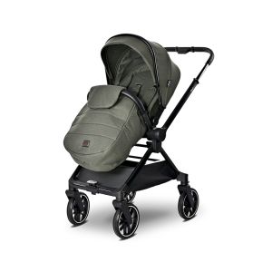 Комбинирана количка 2в1 с реверсивна дръжка REYA , GREEN + ПОДАРЪК Люлка Portofino