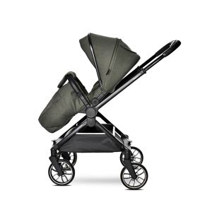 Комбинирана количка 2в1 с реверсивна дръжка REYA , GREEN + ПОДАРЪК Люлка Portofino
