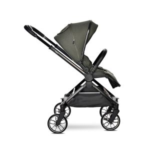 Комбинирана количка 2в1 с реверсивна дръжка REYA , GREEN + ПОДАРЪК Люлка Portofino