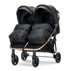 Количка за близнаци DUO BLACK