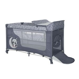 Сгъваема кошара MOONLIGHT 2нива , COOL GREY PANDAS