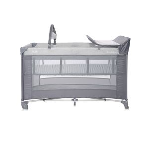 Сгъваема кошара TORINO PLUS 2нива , GREY STRIPED ELEMENTS